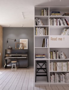 Un apartamento con cocina-bar – Interiores Chic | Blog de decoración