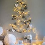 Diseña un Árbol Navideño en la pared .