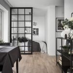 Tabiques a modo de galería para un estudio sueco.