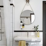Espejos redondos para el cuarto de baño.