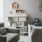 Una habitación nórdica para gemelos.
