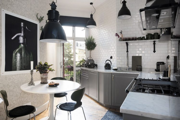 Reforma de una cocina Chic, como organizar mejor el espacio