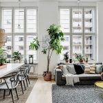 La luz de las decoraciones nórdicas.