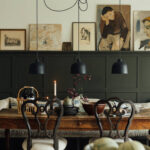 Decoración con un estilo nórdico vintage.