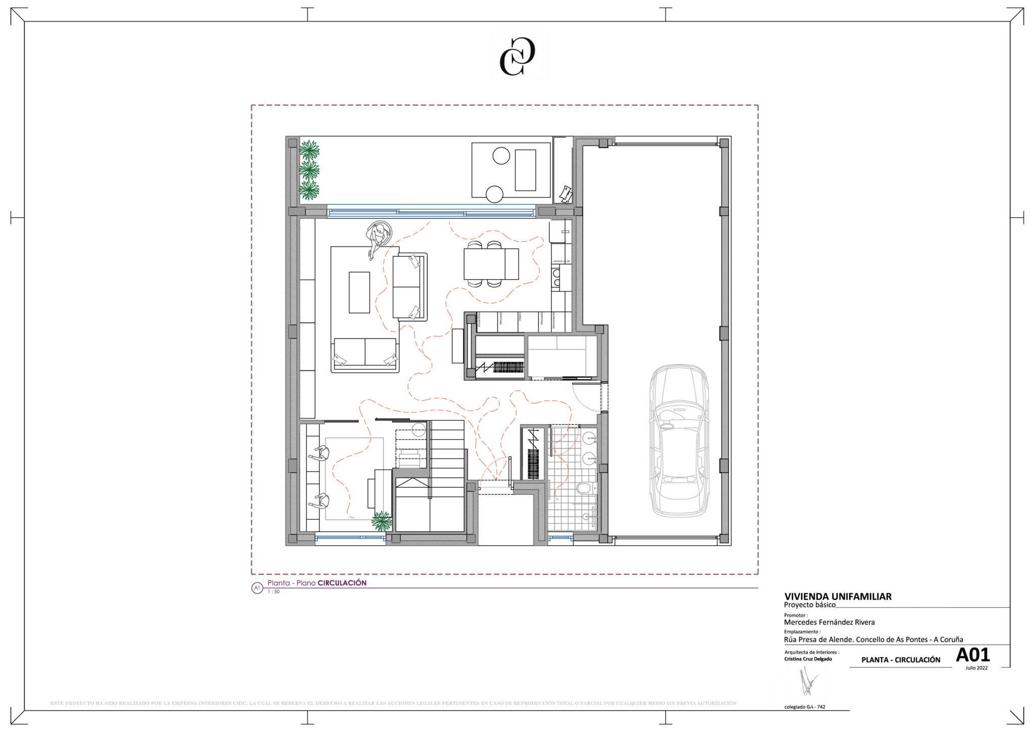 Proyecto de interiorismo online - Interiores Chic - Estudio de Interiorismo